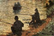 Georges Seurat Fisherman Spain oil painting artist